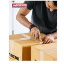 Box Cutter Retractable Utility Knife 4-Pack Heavy Duty Utility Knives With 10 SK5 Steel Blades Aluminum Casing Box Cutters