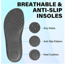 Women Low Arch Support Insoles for Crocs Ultra Thin Wide Fit Inserts for Birkenstock Breathable Sockless Barefoot Liners for