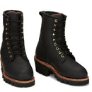 Chippewa Women's Tinsley 8" Waterproof Insulated Steel Toe - Black (L73050) - Front View