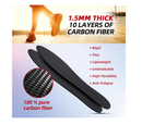 Carbon Fiber Insole for Men & Women 1 Pair: Rigid Shoe Insert for Morton's Toe,