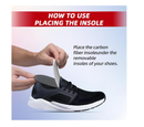 Carbon Fiber Insole for Men & Women 1 Pair: Rigid Shoe Insert for Morton's Toe,
