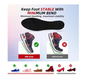 Carbon Fiber Insole for Men & Women 1 Pair: Rigid Shoe Insert for Morton's Toe,