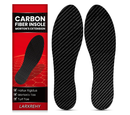 Carbon Fiber Insole for Men & Women 1 Pair: Rigid Shoe Insert for Morton's Toe,