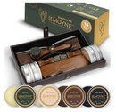 LEMOYNE Leather Shoe Polish Kit – Complete Boot & Shoe Shine Kit for Men