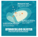 36PCS Hydrocolloid Blister Bandages – Waterproof Blister Bandages for Feet & Toes