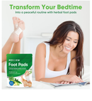 Natural Cleansing Foot Pads - Ginger Mugwort Bamboo Vinegar - Premium Foot Care - Relieves Stress and Fatigue