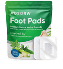 Natural Cleansing Foot Pads - Ginger Mugwort Bamboo Vinegar - Premium Foot Care - Relieves Stress and Fatigue