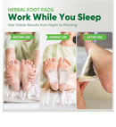 Natural Cleansing Foot Pads - Ginger Mugwort Bamboo Vinegar - Premium Foot Care - Relieves Stress and Fatigue