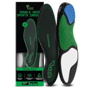 LUX Sports Dual Grip Sports Insoles with GripArray - Easily Trimmed to Fit Any Foot Shape