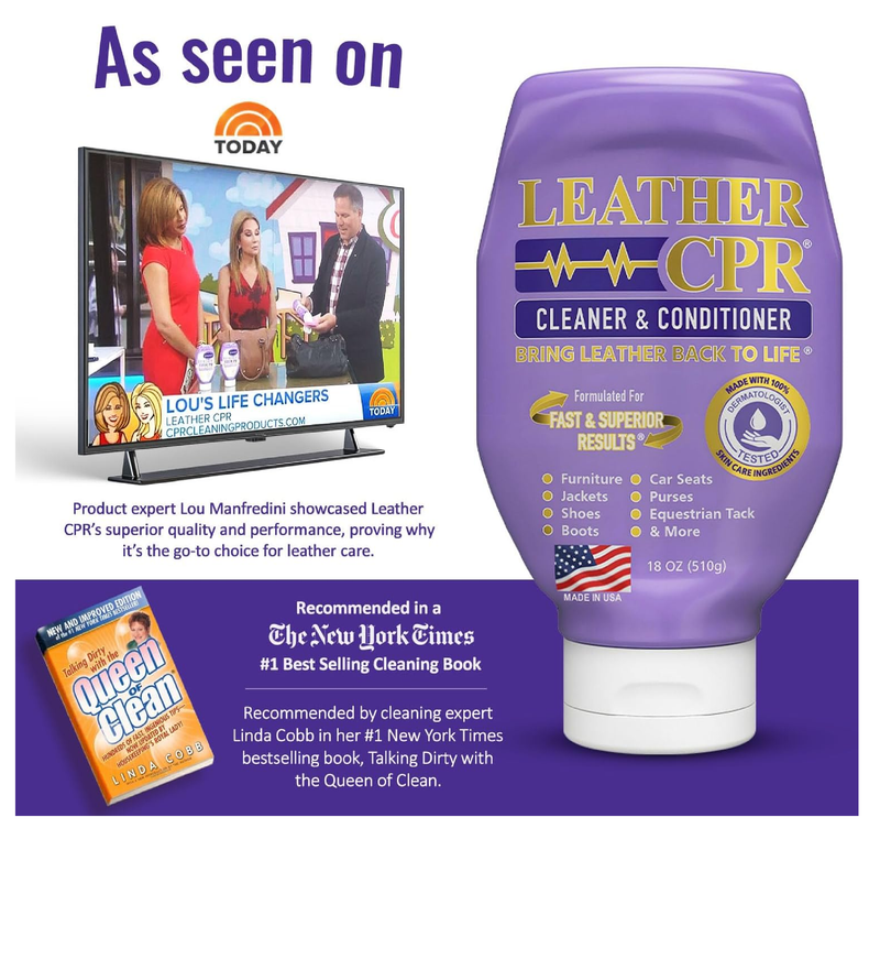 Leather CPR Cleaner & Conditioner 18oz - Cleans, Conditions,