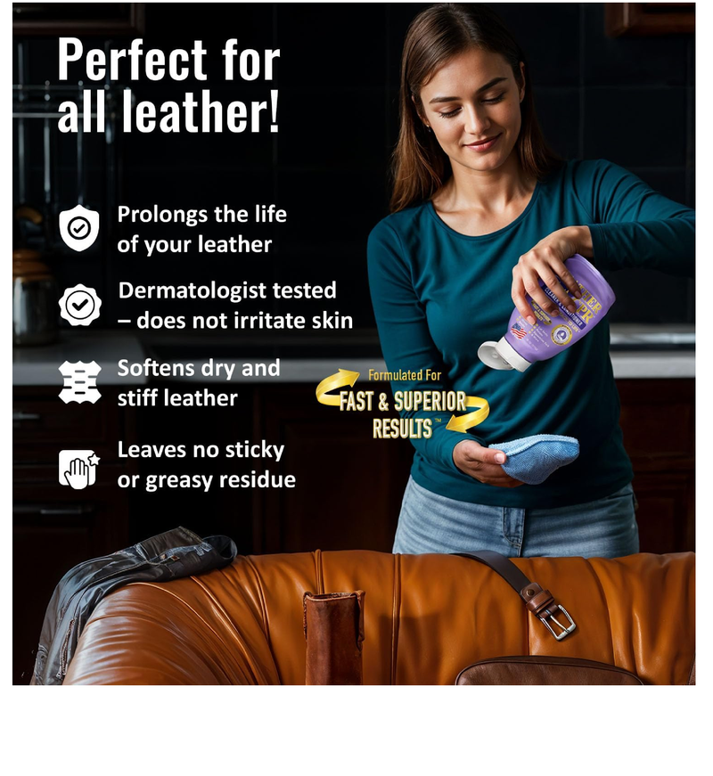 Leather CPR Cleaner & Conditioner 18oz - Cleans, Conditions,