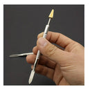 Leather Edge Oil Pen With Bearings For Smooth Rotation, Dual Head Available Diy Manual Leather Edge Oil Glue Application Tool