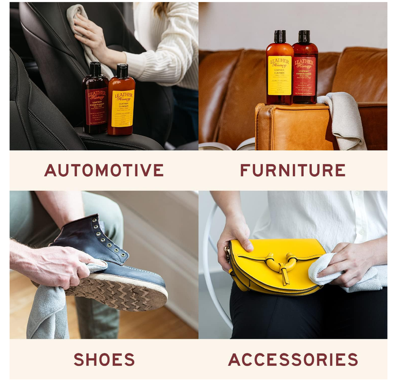 Leather Honey Leather Conditioner, Since 1968. for All Leather Items Including Auto, Furniture, Shoes,