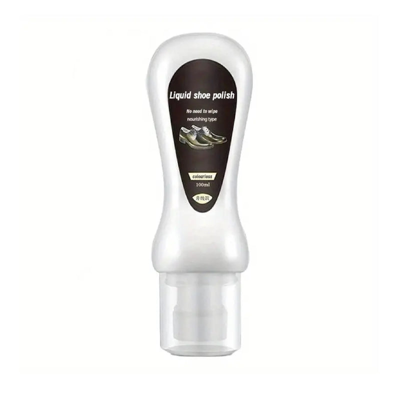 Leather Shoe Polish With Sponge Applicator - Restore Color & Shine, Gentle Decontamination