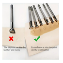 Leather Stamping Tools Leather Craft Stamps Set 3 Sizes Special Shape Stamp Punch Set Leather Punch Tools Craft Stamp Handmade Art Tools Carving And Embossing