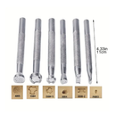 Leather Stamping Tools Leather Craft Stamps Set 3 Sizes Special Shape Stamp Punch Set Leather Punch Tools Craft Stamp Handmade Art Tools Carving And Embossing