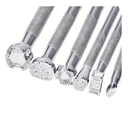 Leather Stamping Tools Leather Craft Stamps Set 3 Sizes Special Shape Stamp Punch Set Leather Punch Tools Craft Stamp Handmade Art Tools Carving And Embossing