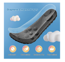 2 Pairs Cloud-Soft Comfort Soles for Men - Memory Foam Steppers Insoles with Graphene