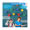 Lenwen 100 Pcs Foam Dice and 10 Polyhedral Dice Set Bulk Number Cubes 20 Sided Dice with Numbers Multi Colored Gaming Dice for