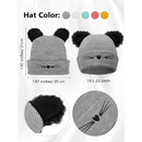 Liitrsh 10 Pcs Cute Cat Socks and Cat Ears Knit Beanie Hats Set