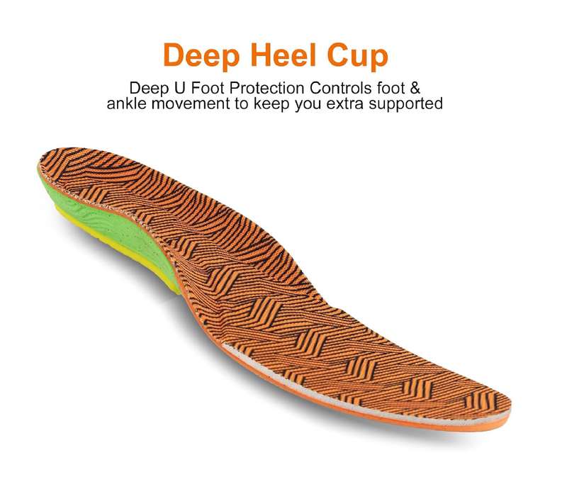 Shoe Inserts for Men Women, Plantar Fasciitis Relief-Arch Support Insoles, Flat Feet Orthotic Insoles,