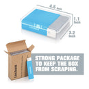 Lnchett Box Cutter | 24-Pack Retractable Mini Cardboard Cutters For Parcels | Boxes And Paper | Heavy Duty Metal Case