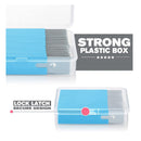 Lnchett Box Cutter | 24-Pack Retractable Mini Cardboard Cutters For Parcels | Boxes And Paper | Heavy Duty Metal Case