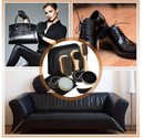 Loopeer Shoe Shine Kit Leather Shoe Polish Brush Care Kit