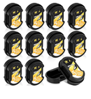 Loopeer 12 Pcs Shoe Shine Sponge Bulk 0.2 oz Instant Leather Shoes Shiner Care for Boots, Leather Accessories Quick Cleaning