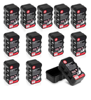 Loopeer 12 Pcs Shoe Shine Sponge Bulk 0.2 oz Instant Leather Shoes Shiner Care for Boots, Leather Accessories Quick Cleaning