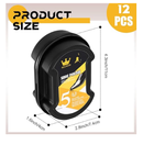 Loopeer 12 Pcs Shoe Shine Sponge Bulk 0.2 oz Instant Leather Shoes Shiner Care for Boots, Leather Accessories Quick Cleaning