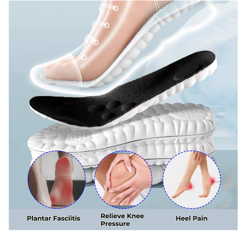 Cloud Like Inoles for Men and Women Comfortble Shoe Steppers Insoles