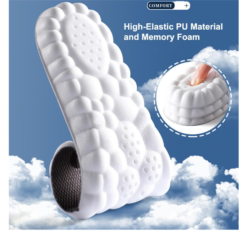Cloud Like Inoles for Men and Women Comfortble Shoe Steppers Insoles