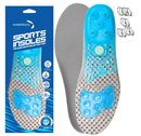 Silica Gel Sport Shoe Insole,MARRDO Spring Cushioning Shock Absorption Shoe Insert,