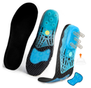Silica Gel Sport Shoe Insole,MARRDO Spring Cushioning Shock Absorption Shoe Insert,
