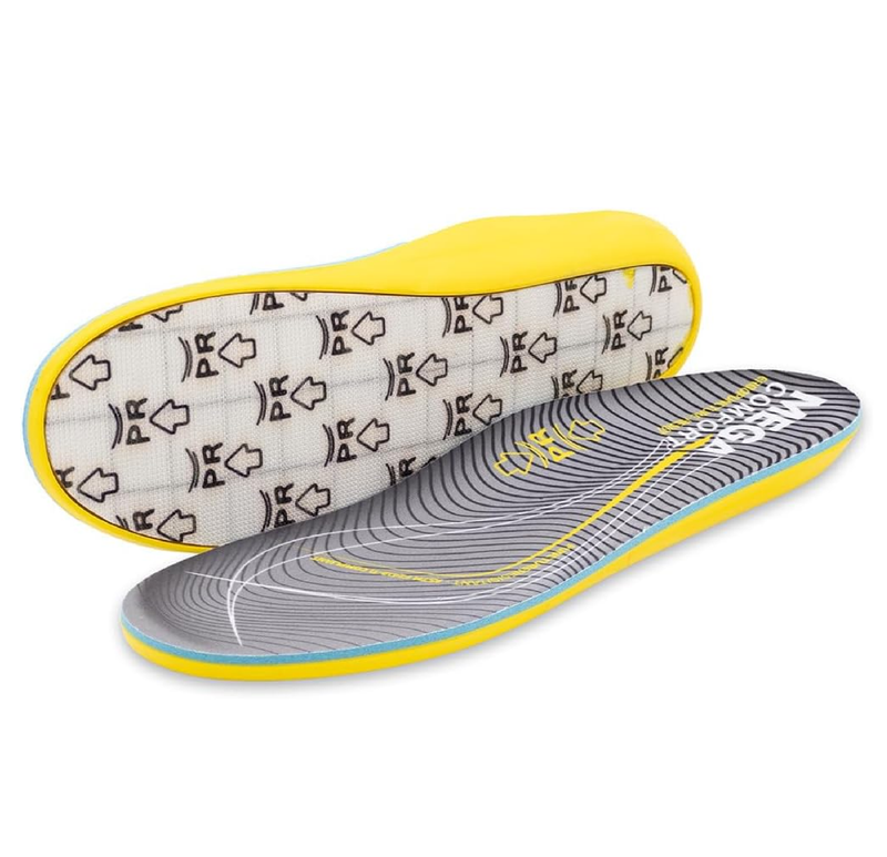 MEGAComfort Puncture Resistant Insoles for Men & Women – Anti-Fatigue Memory Foam for Composite Toe Work Shoes