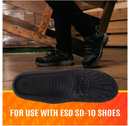 MEGAComfort Anti-Static Tall Insoles for Men, Women - Reduce Risk of Static Shock - Wear with ESD SD-10 Shoes - Anti-Fatigue