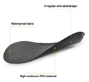 Waterproof Insoles for Crocs, Men Extra Wide Barefoot Sandals Shoes Inserts