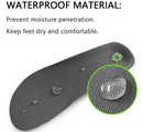 Waterproof Insoles for Crocs, Men Extra Wide Barefoot Sandals Shoes Inserts