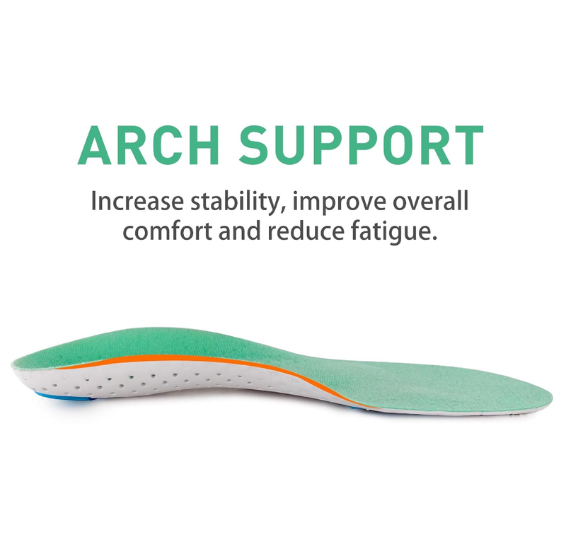 Insoles for Golf Men's Shoes Replacement, Footwear Inserts for Arch Support Inserts to Help Reduce Fatigue