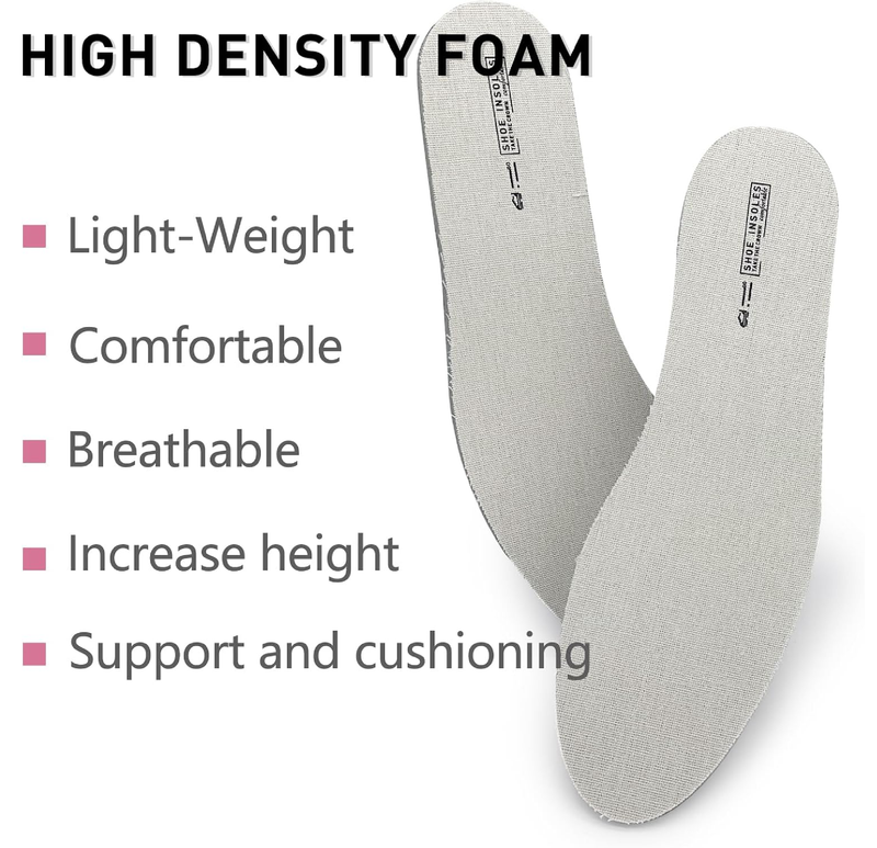 Insoles for Converse Shoes, Replacement Footwear Inserts for Men's Comfortable Light-Weight and Cushion
