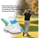 Insoles for Golf Men's Shoes Replacement, Footwear Inserts for Arch Support Inserts to Help Reduce Fatigue