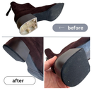 Shoe Heel Repair Rubber Pads Extra Large, 4mm (5/32 Inch) Thick, Anti-Slip Boot Heel Replacements for Men’s & Women’s Shoes – 2 Pairs