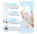 Acupressure Magnetic Massage Foot Therapy Reflexology Pain Relief Shoe Insoles