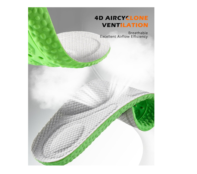 MINIQ Cloud Comfort Insoles for Men & Women - Ultra-Soft Shoe Soles with Memory Foam Cushioning,