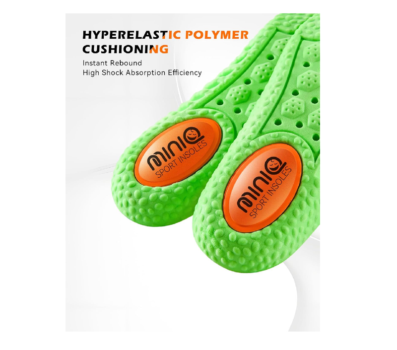 MINIQ Cloud Comfort Insoles for Men & Women - Ultra-Soft Shoe Soles with Memory Foam Cushioning,