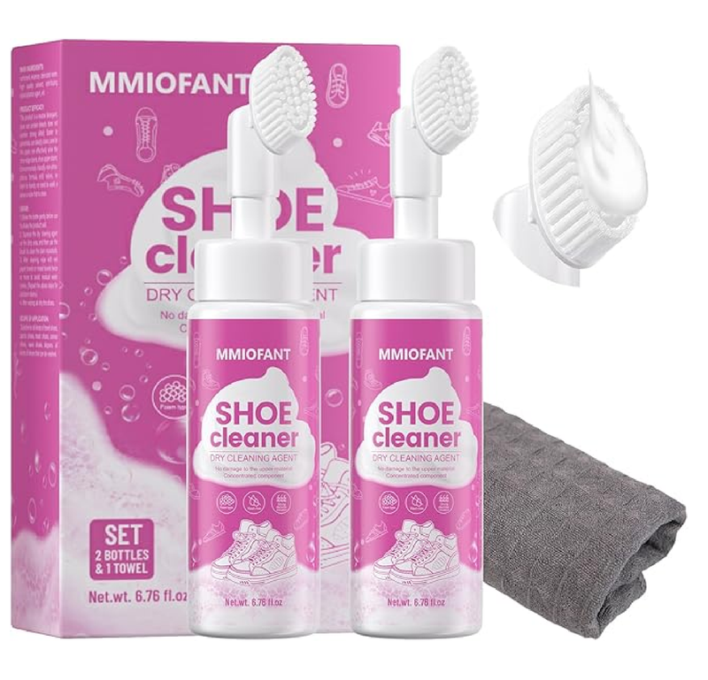 White Shoe Cleaner Sneakers Kit,Suede Shoe Cleaner Kit With Brush，White Sneaker Cleaner Kit
