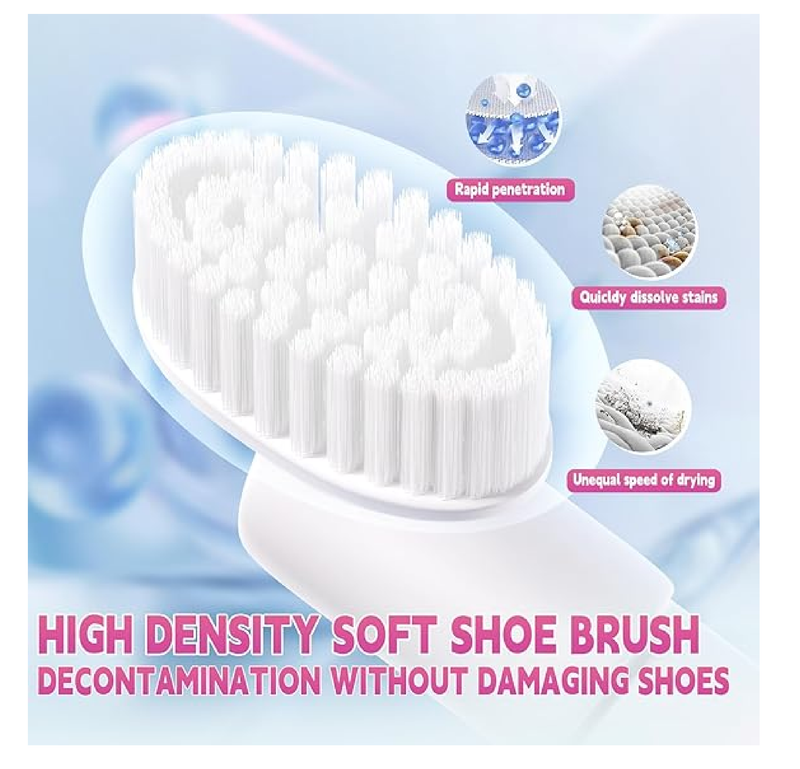 White Shoe Cleaner Sneakers Kit,Suede Shoe Cleaner Kit With Brush，White Sneaker Cleaner Kit