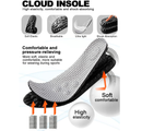 4D Cloud Soles Insoles for Kids and Women - Children's Plantar Fasciitis Memory Foam Shoe Sole Inserts
