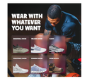 MOVE Baseline - All-Purpose Insoles - Sock Liner - Ultra Thin Shock Absorption - Maximum Freedom of Movement and Energy Return for Cleats, Shoes,